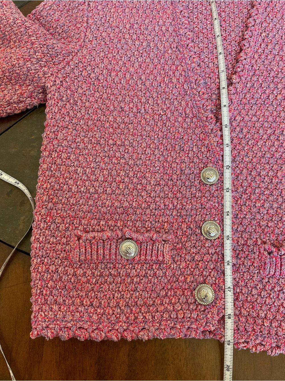 Maje Tweed Effect Knit Cardigan - Picture 10 of 16